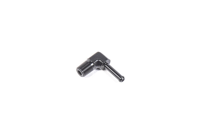 Radium Engineering 1/8in NPT Male to 3/16in Barb 90 Degree Fitting Fittings Radium Engineering