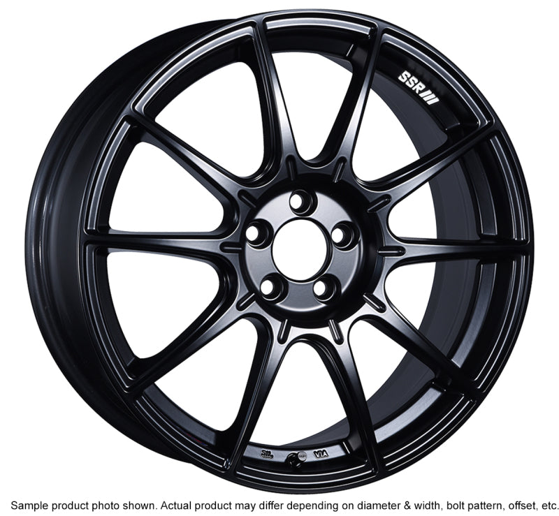 SSR GTX01 17x7 5x100 50mm Offset Flat Black Wheel Wheels - Cast SSR