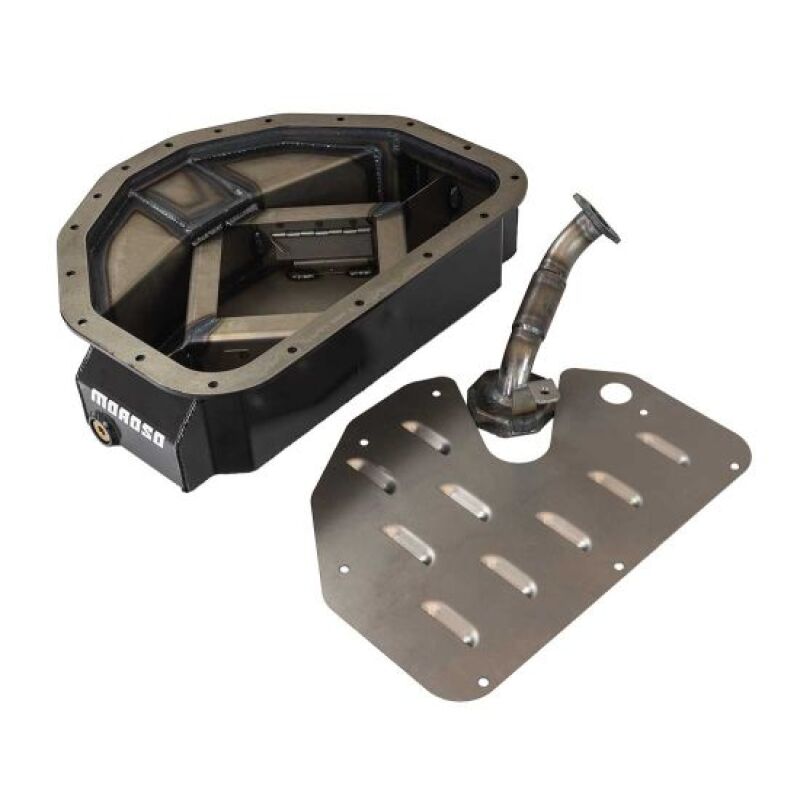 Moroso Toyota 1JZ/2JZ Front Sump Road Race Baffled 4in Deep Oil Pan Oil Pans Moroso