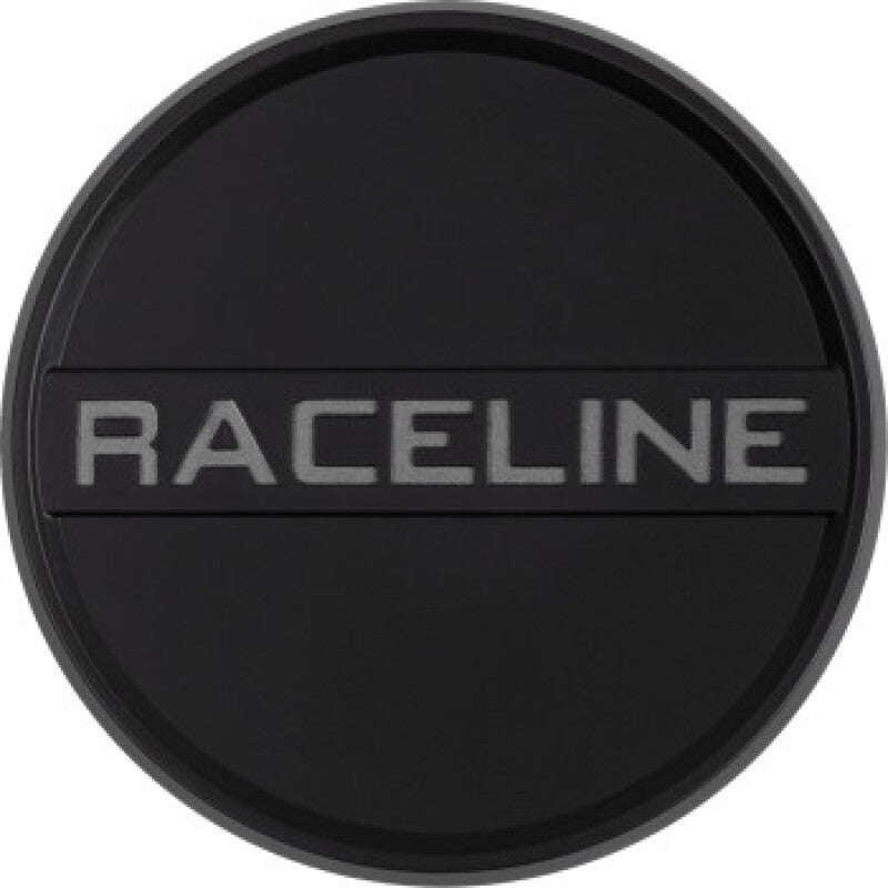 Raceline Center Cap - 4X137/156 - Satin Black w/Decal Pack Wheel Center Caps Raceline