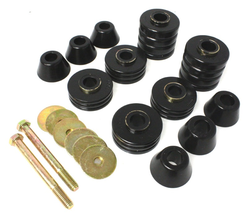 Energy Suspension 73-80 GM C2500/C3500/K1500/K20/K30 Body(cab) Mount Set Bushing Kits Energy Suspension
