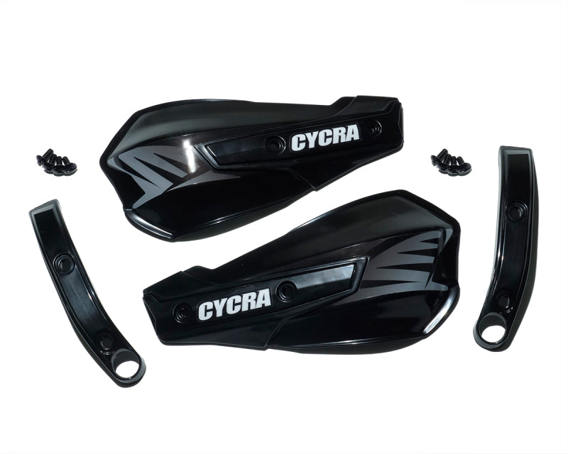 Cycra Vortex Replacement Hand Shields w/Abrasion Guards - Black Hand Guards Cycra