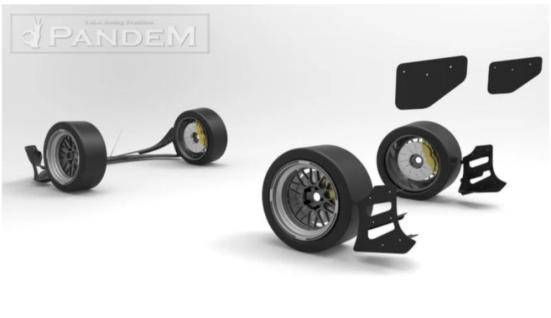 GReddy 2012+ Scion FR-S Pandem Wide Body V3.5 Rear Canards Fenders GReddy