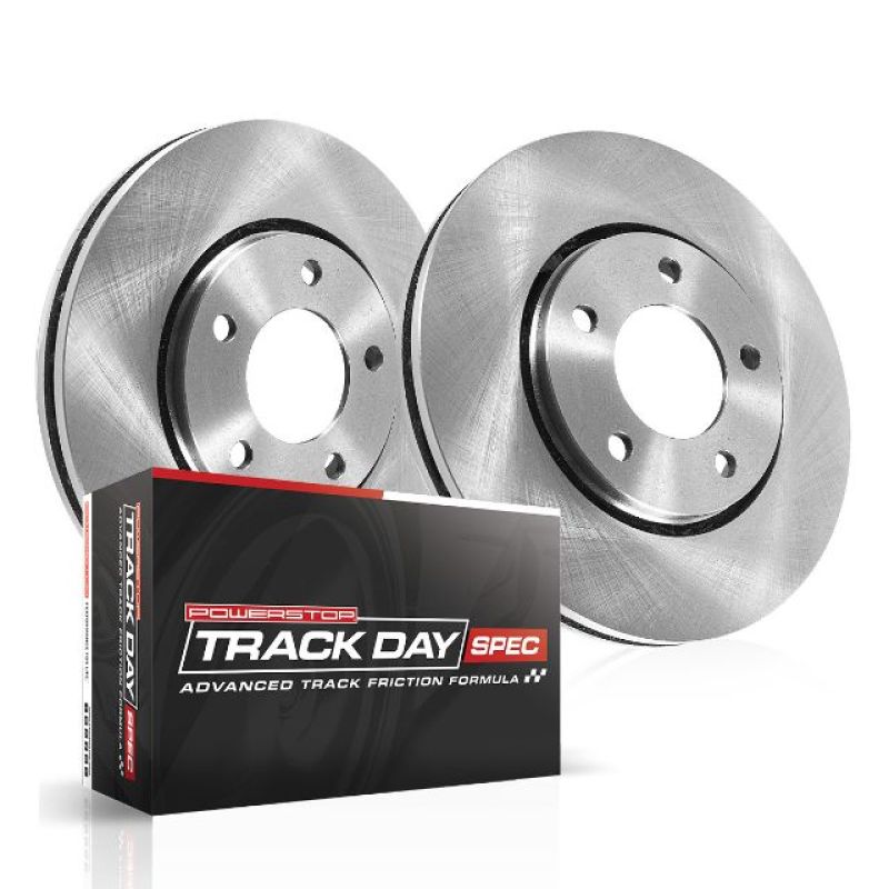 Power Stop 15-18 Volkswagen Golf Rear Track Day SPEC Brake Kit Brake Kits - Performance Blank PowerStop