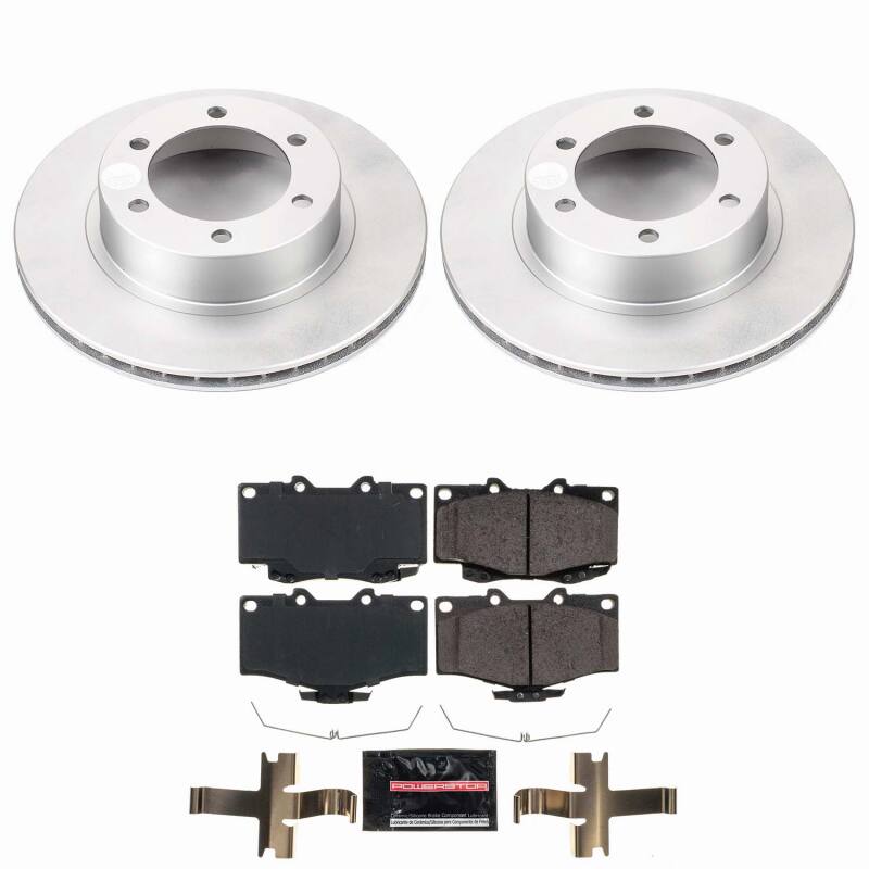 Power Stop 95-02 Toyota 4Runner Front Z23 Coated Brake Kit Brake Kits - Performance D&S PowerStop