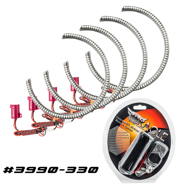 Oracle Dodge Challenger 15-21 LED Waterproof Halo Kit - ColorSHIFT Fog Lights ORACLE Lighting