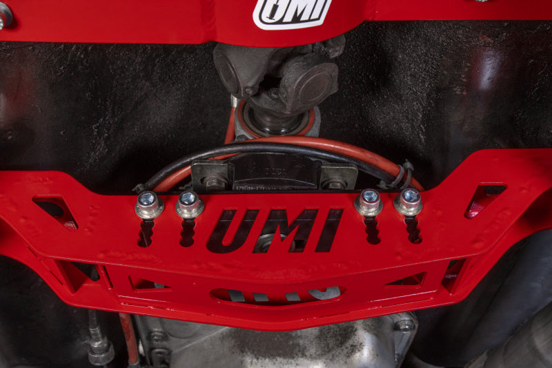 UMI Performance 78-88 GM G-Body Modular Adjustable Transmission Crossmember - Black Crossmembers UMI Performance