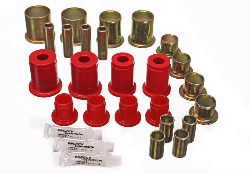 Energy Suspension Universal Red Control Arm Bushing Set - Complete Set Bushing Kits Energy Suspension