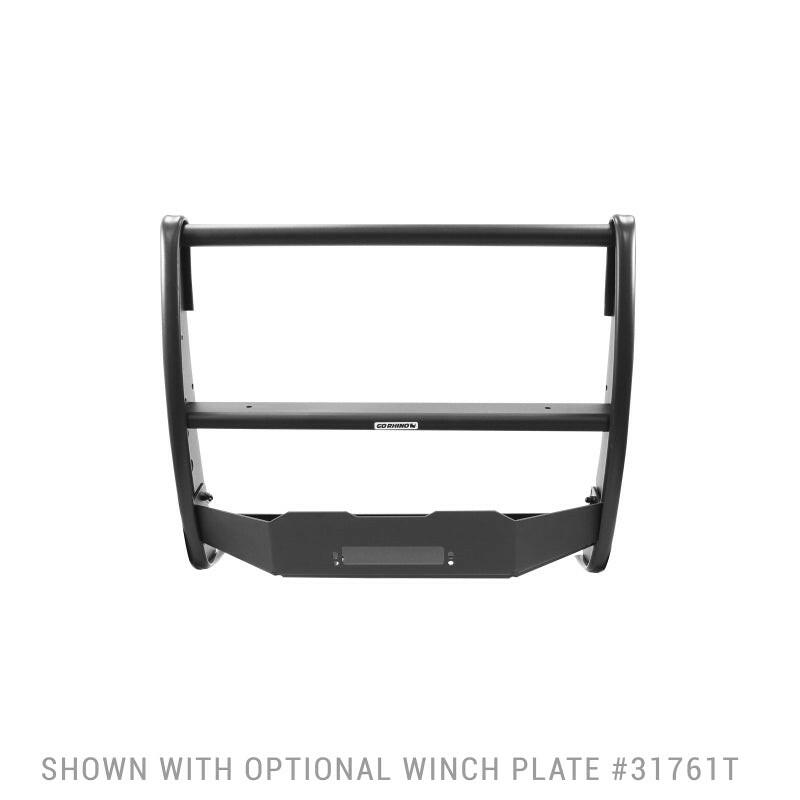 Go Rhino 19-20 Chevrolet Silverado 1500 3000 Extreme Series StepGuard - Textured Black Grille Guards Go Rhino