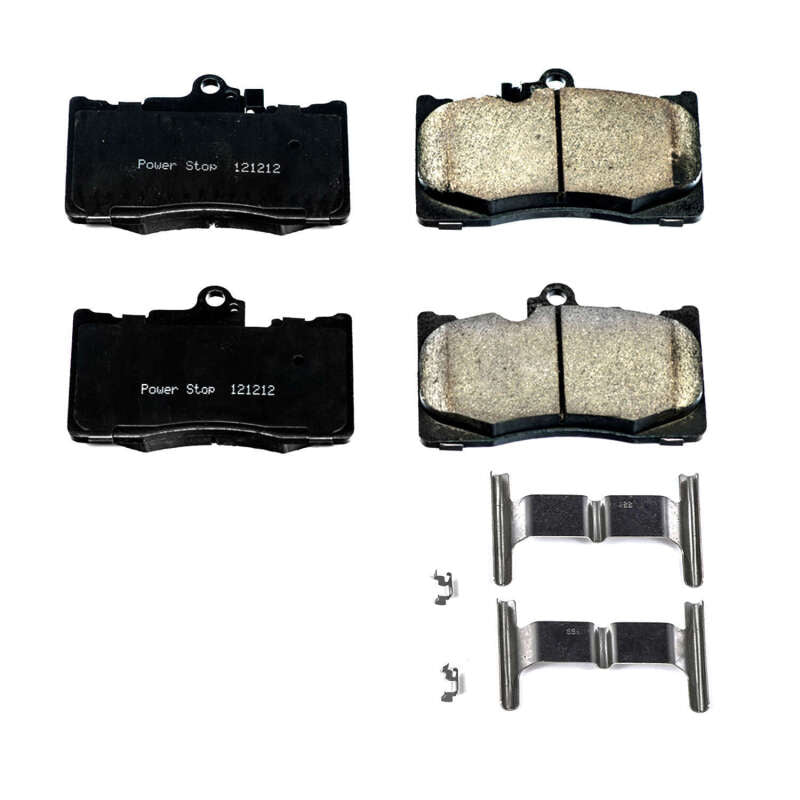 Power Stop 16-17 Lexus GS200t Front Z17 Evolution Ceramic Brake Pads w/Hardware Brake Pads - OE PowerStop