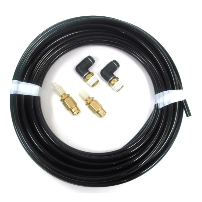 Ridetech Inflation Kit with 2 Schrader Valves and 90 Degree Fittings Air Compressor Systems Ridetech