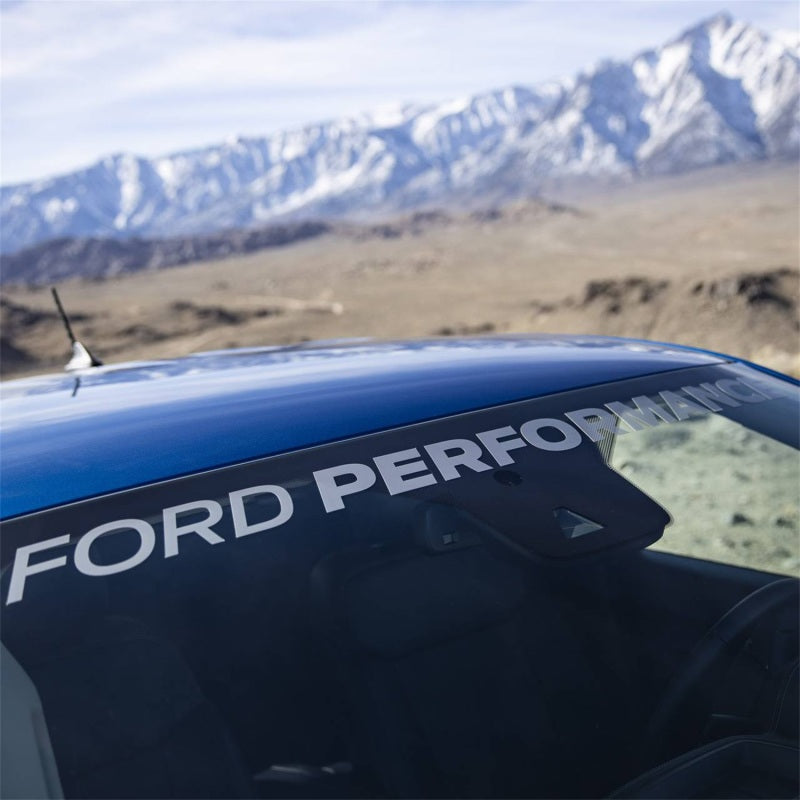 Ford Racing Ford Performance Ranger Windshield Banner - Silver Stickers/Decals/Banners Ford Racing