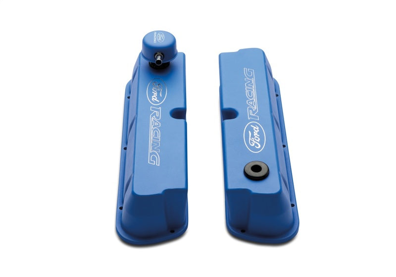Ford Racing Blue Satin Valve Covers Valve Covers Ford Racing