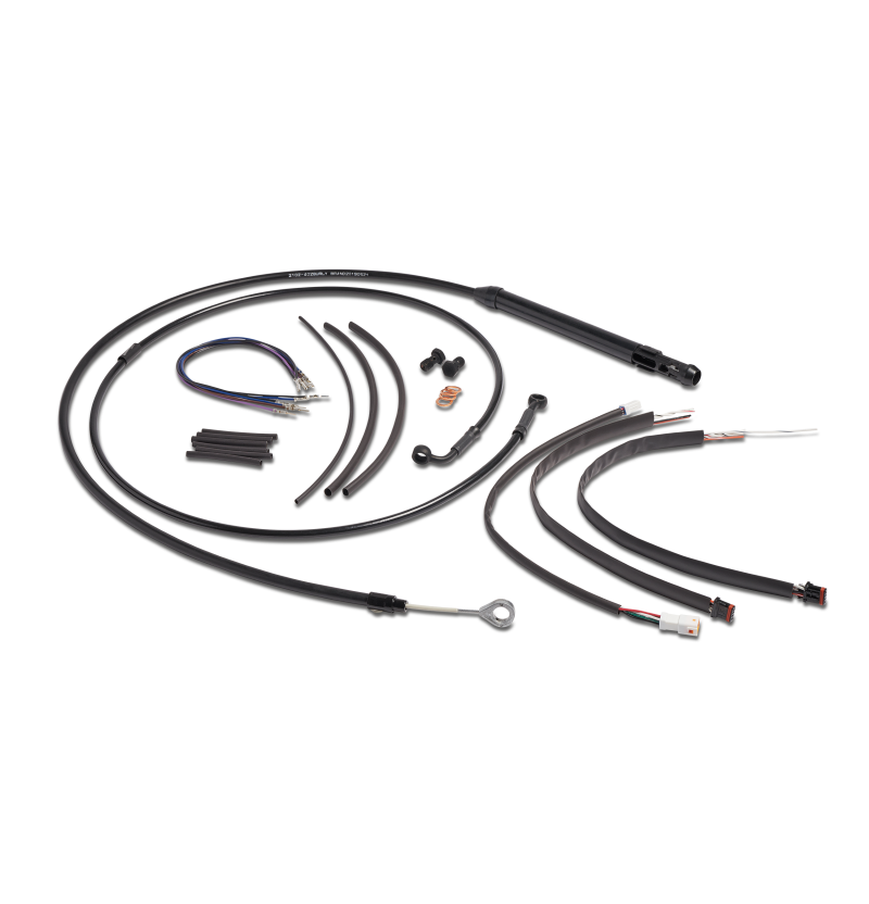 Burly Brand Control Kit 14in Grla Blk Throttle Cable Burly Brand