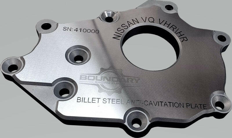 Boundary Nissan VQ 3.5L/3.7L VHR Billet Back Plate Oil Pumps Boundary