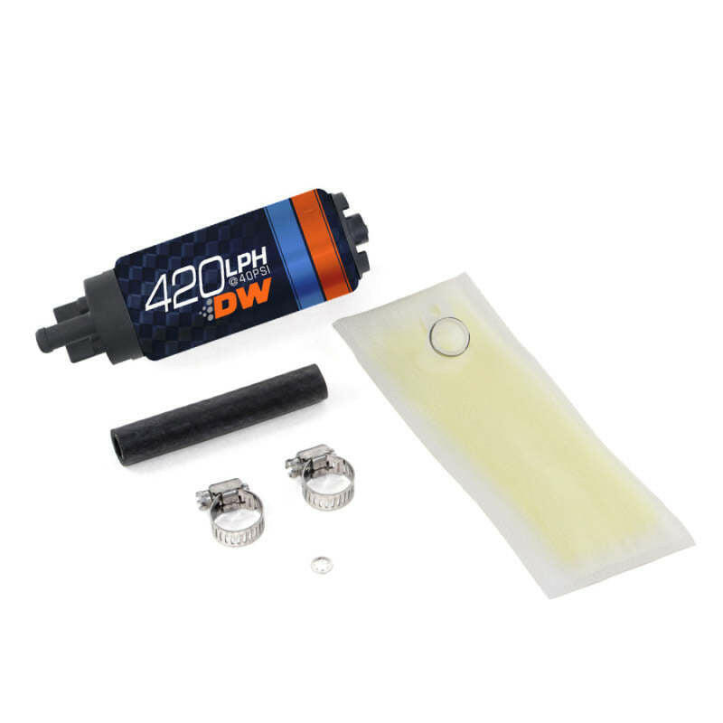 Deatschwerks DW420 Series 420lph In-Tank Fuel Pump w/ Install Kit For Integra 94-01 and Civic 92-00 Fuel Pumps DeatschWerks