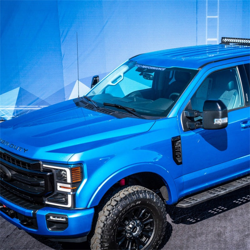Ford Performance 21-23 F-150 / 17-23 Super Duty Windshield Banner - Silver Stickers/Decals/Banners Ford Racing