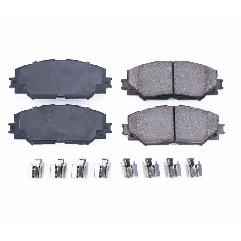 Power Stop 10-12 Lexus HS250h Front Z17 Evolution Ceramic Brake Pads w/Hardware Brake Pads - OE PowerStop