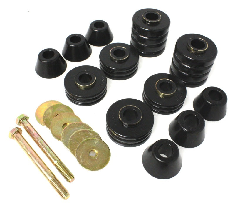 Energy Suspension 73-80 GM C2500/C3500/K1500/K20/K30 Body(cab) Mount Set Bushing Kits Energy Suspension