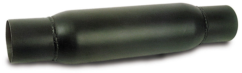 Moroso Spiral Flow Racing Muffler - 2.5in Inlet/Outlet x 4in Diameter x 12in Long - Steel Muffler Moroso