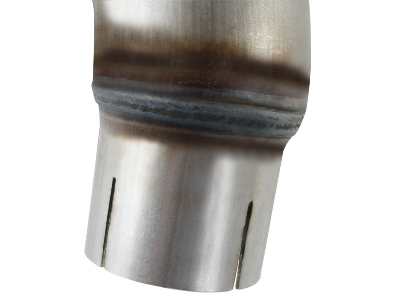 aFe Twisted Steel Delete Down-Pipe and Y-Pipe 2 to 2-1/2in Alum Steel Exhaust 12-16 Jeep Wrangler Downpipes aFe