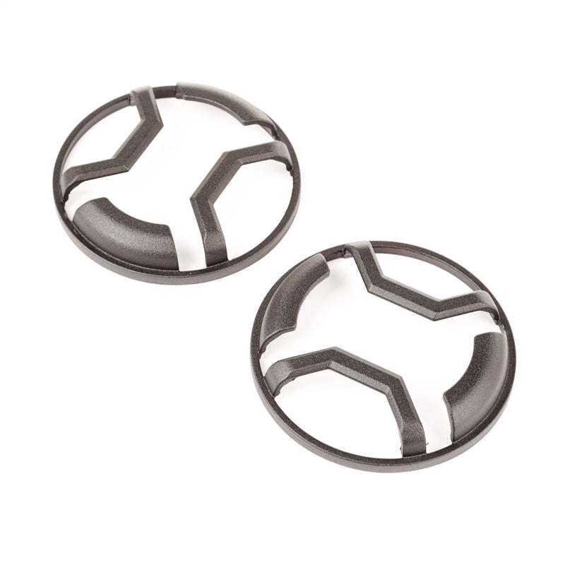 Rugged Ridge 07-18 Jeep Wrangler JK/JKU Fog Light Guard Elite Euro Guard Kit Light Covers and Guards Rugged Ridge