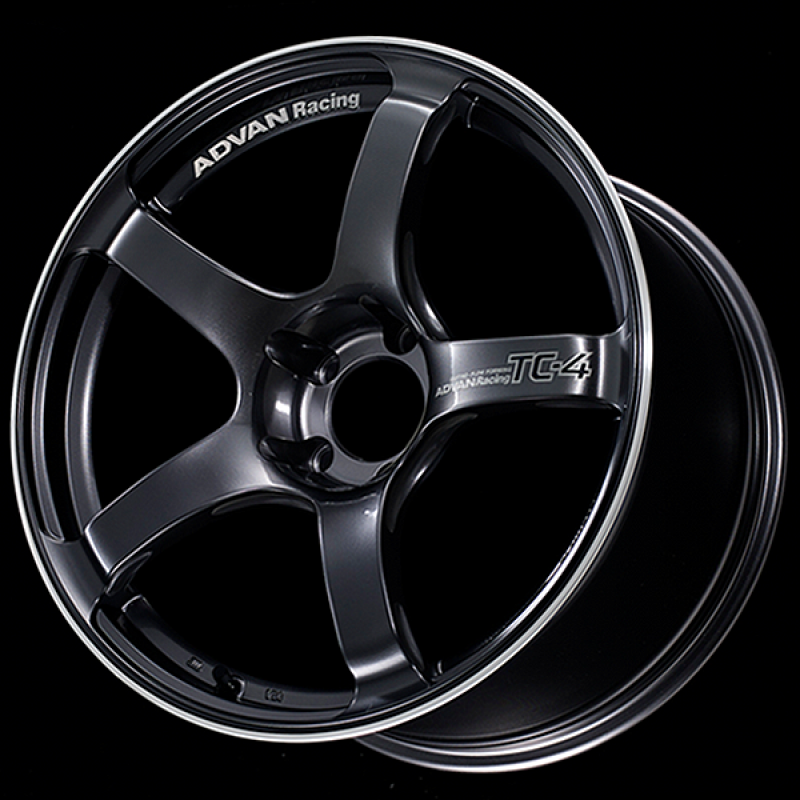 Advan TC4 16x8.0 / +38 Offset / 4x100 / 73mm Bore / Racing Gunmetallic and Ring Wheels - Cast Advan