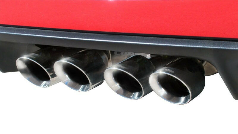 Corsa 2009-2013 Chevrolet Corvette C6 6.2L V8 Polished Xtreme Axle-Back Exhaust Axle Back CORSA Performance
