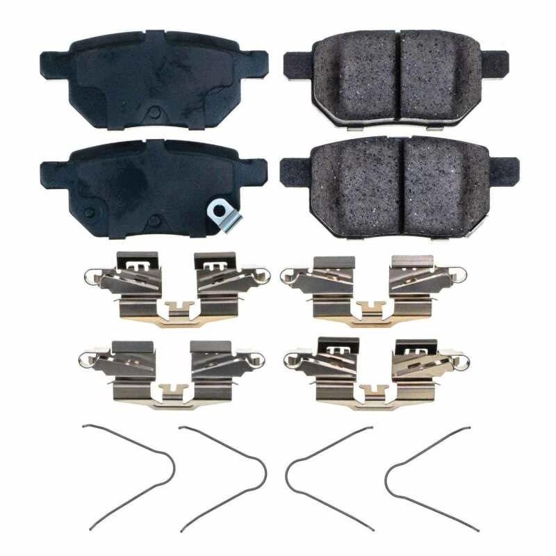 Power Stop 2021 Toyota Prius Rear Z17 Evo Ceramic Brake Pads w/Hardware Brake Pads - OE PowerStop