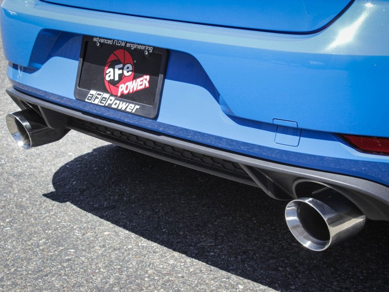aFe MACHForce XP 3in-2.5in SS Exhaust Cat-Back 18-19 Volkswagen GTI (MK7.5) L4-2.0L (t) - Polished Catback aFe