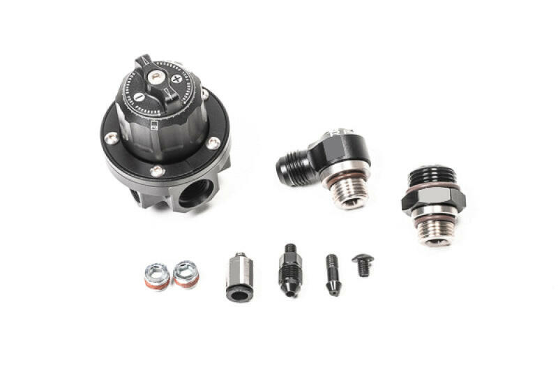 Radium Engineering 8AN ORB Direct Mount Regulator-Rotating Assembly (DMR-RA) - Black Fuel Pressure Regulators Radium Engineering