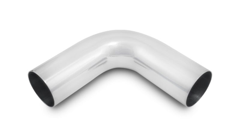 Vibrant 2in OD 90 Degree Tight Radius Aluminum Bend Aluminum Tubing Vibrant