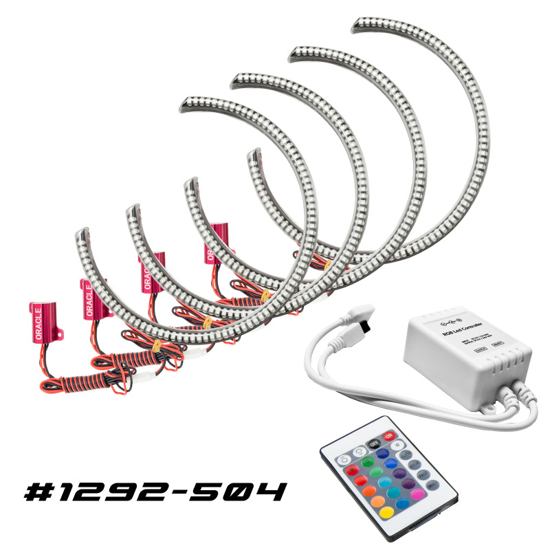 Oracle Dodge Challenger 08-14 LED Waterproof Halo Kit - ColorSHIFT w/ Simple Controller Fog Lights ORACLE Lighting