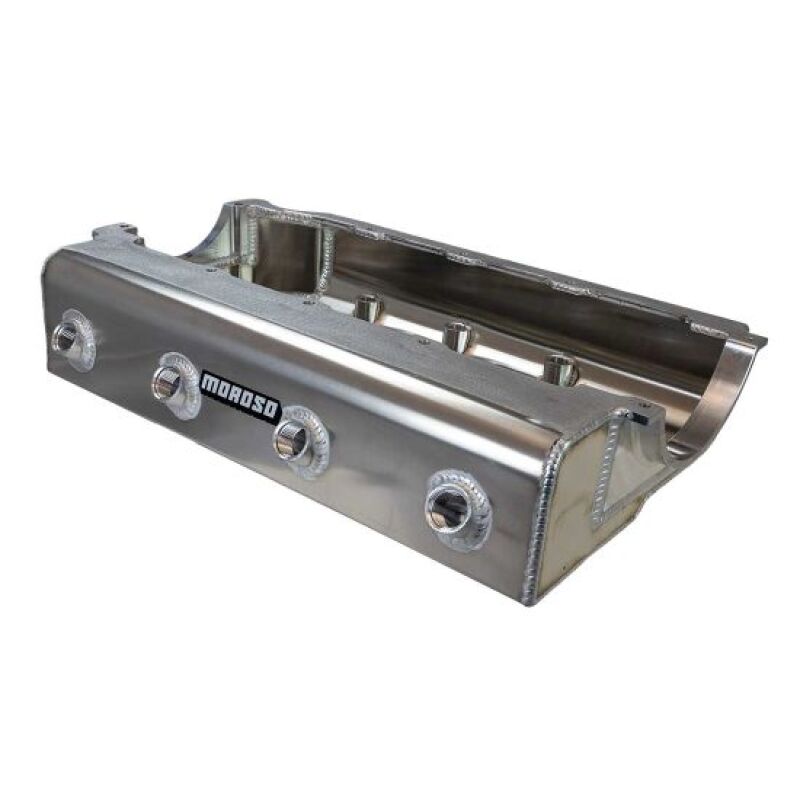 Moroso BBC Mark IV Marine Dry Sump 4 P/U 5in Deep Aluminum Oil Pan Oil Pans Moroso