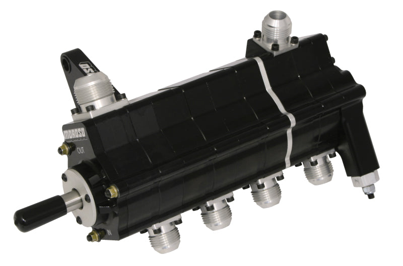 Moroso Black Series Dragster 4 Stage Dry Sump Oil Pump - Left Side - .875 Pressure Oil Pumps Moroso