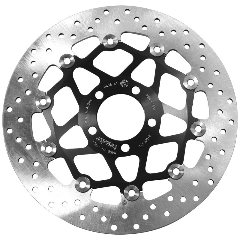 Brembo OE 90-01 Kawasaki ZZR 250cc 300x5mm Brake Disc - Front Floating Brake Rotors - Slotted Brembo OE