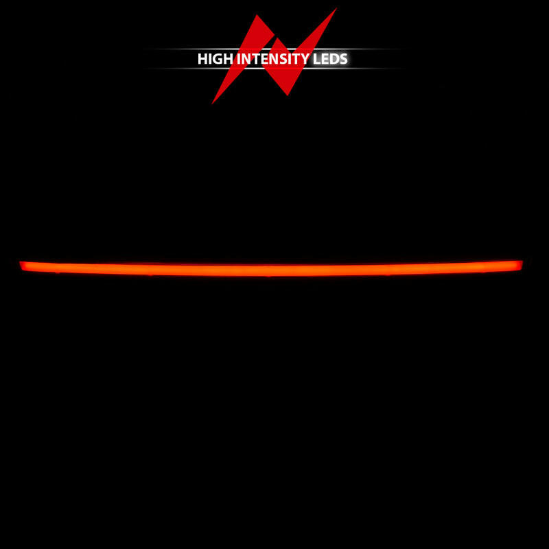 ANZO 2007-2014 Chevrolet Suburban 1500 LED 3rd Brake Light Black Housing Smoke Lens w/ Spoiler 1pc Lights Corner ANZO