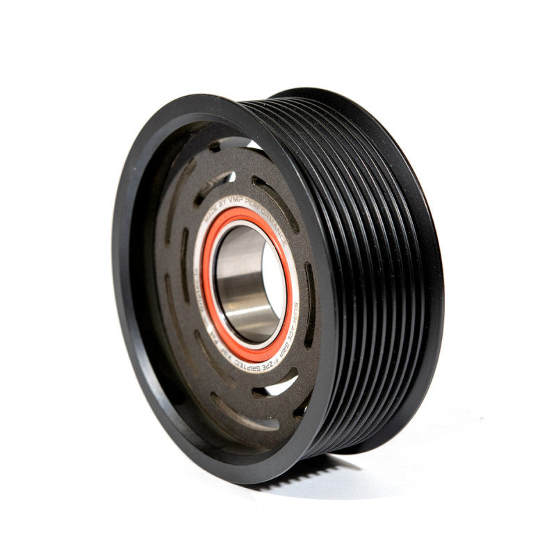 VMP Performance 18+ Mustang GT/Ford Shelby GT500 AC Clutch Pulley 10-Rib w/ Griptec Supercharger Pulleys VMP Performance