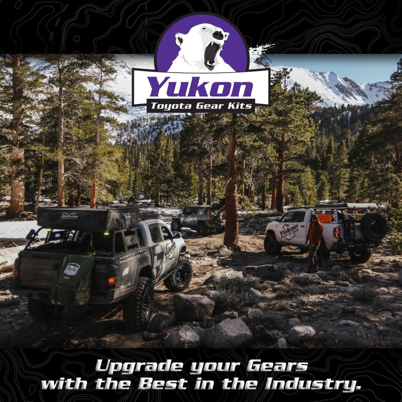 Yukon Gear Ring & Pinion Gear Kit Pkg F&R w/Install Kits Toyota 8.4/7.5R Diff 4.56 Ratio Ring and Pinion Install Kits Yukon Gear & Axle