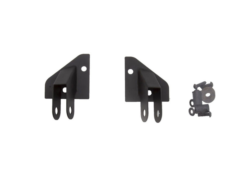 Rampage 1987-1995 Jeep Wrangler(YJ) Mirror Relocation Brackets - Black Side Mirrors Rampage