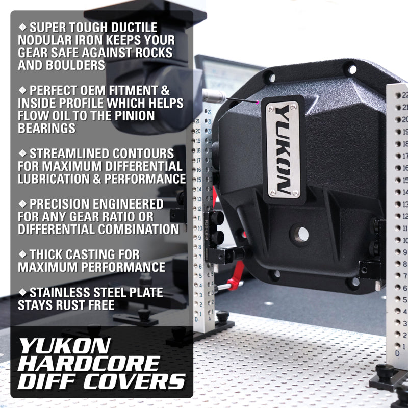 Yukon Gear 97-17 Ford E150 9.75in Rear Differentials Hardcore Cover Diff Covers Yukon Gear & Axle