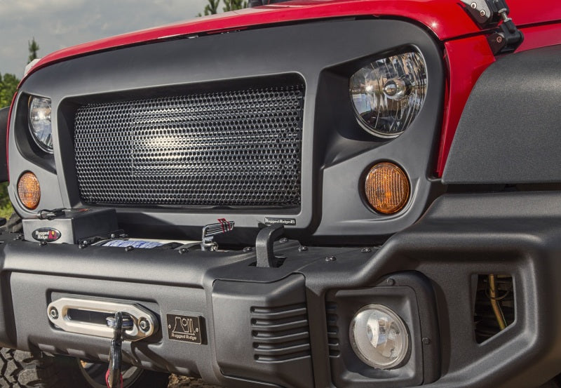 Rugged Ridge Spartan Grille 07-18 Jeep Wrangler JK Grilles Rugged Ridge