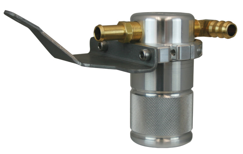 Moroso 07-11 Jeep 3.8L JK Air/Oil Separator Catch Can - Small Body - Billet Aluminum Oil Catch Cans Moroso