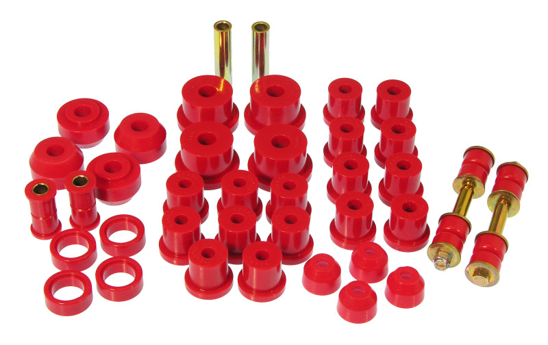 Prothane 65-66 Ford Mustang Total Kit - Red Bushings - Full Vehicle Kits Prothane