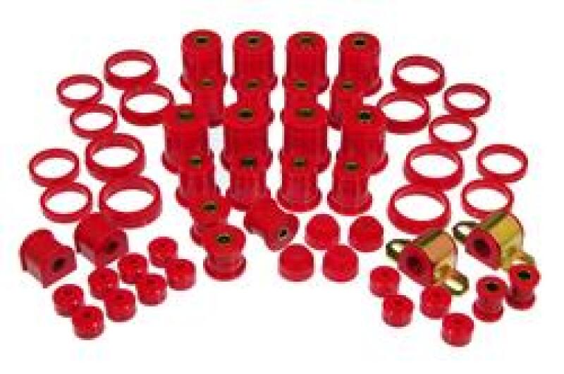 Prothane 93-98 Jeep Grand Cherokee Total Kit - Red Bushings - Full Vehicle Kits Prothane