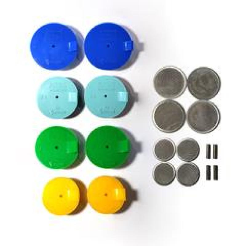 Ticon Industries 2.5in-4in Silicon Purge Plug Exhaust Kit Purge Plugs Ticon