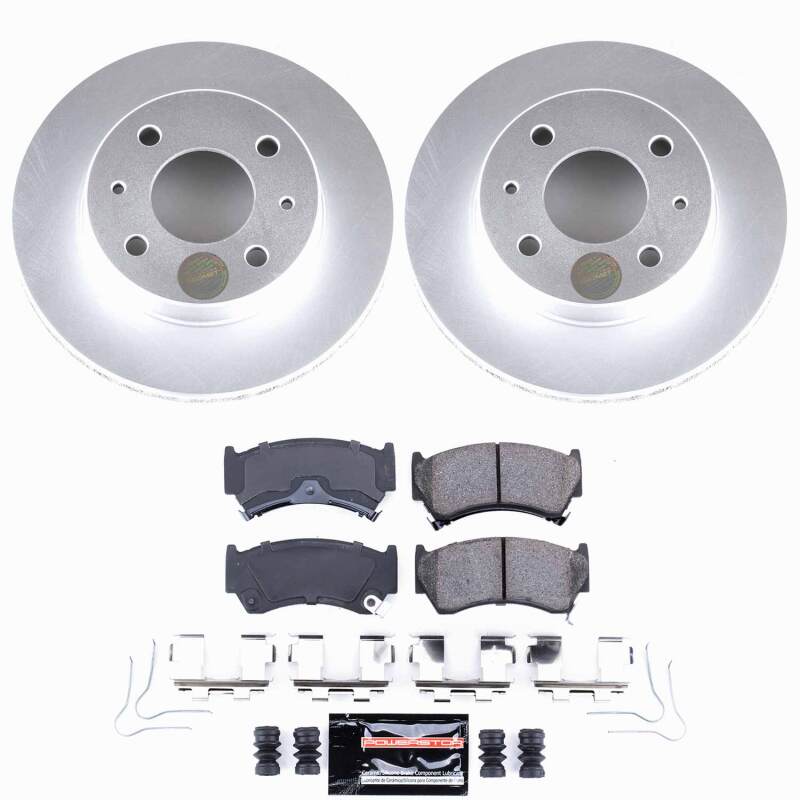 Power Stop 95-98 Nissan 200SX Front Z23 Coated Brake Kit Brake Kits - Performance D&S PowerStop