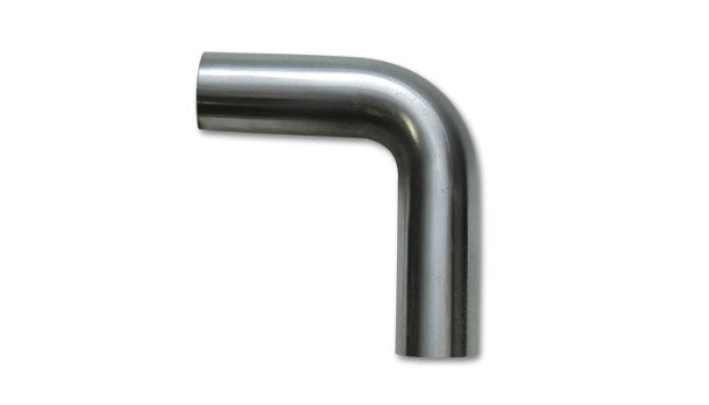 Vibrant 5in O.D. T304 SS 90 deg Mandrel Bend 6in x 6in leg lengths (7.5in Centerline Radius) Steel Tubing Vibrant