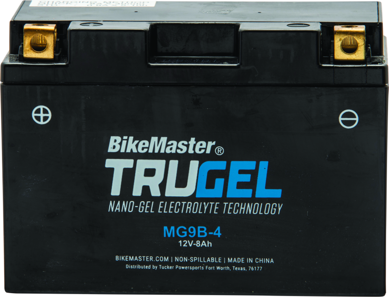BikeMaster TruGel Battery - MG9B-4 Batteries BikeMaster