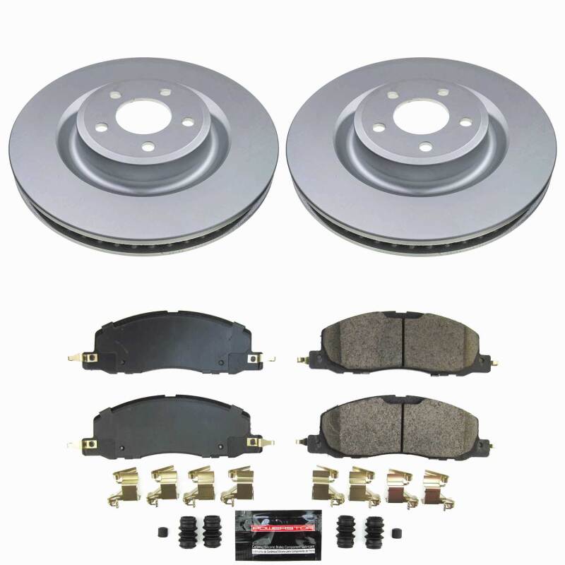 Power Stop 20-25 Ford Explorer Front Z23 Coated Brake Kit Brake Kits - Performance D&S PowerStop